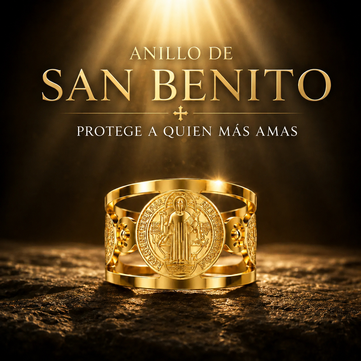 Anillo de San Benito para protección y paz