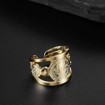 Anillo de San Benito para protección y paz