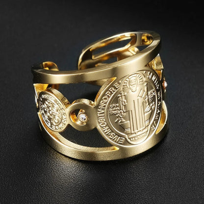 Anillo de San Benito para protección y paz